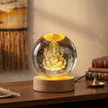 Premium 3D Ganesha Crystal Night Light Lamp